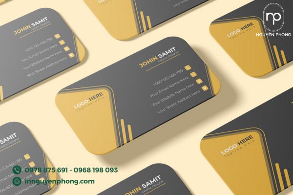 card visit bo góc